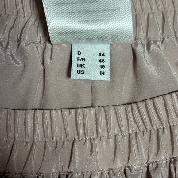Madeline Powder Rose Pink Maxi Pleated Women’s Skirt Sz 14 (EU 18) Victorian - Picture 9 of 11
